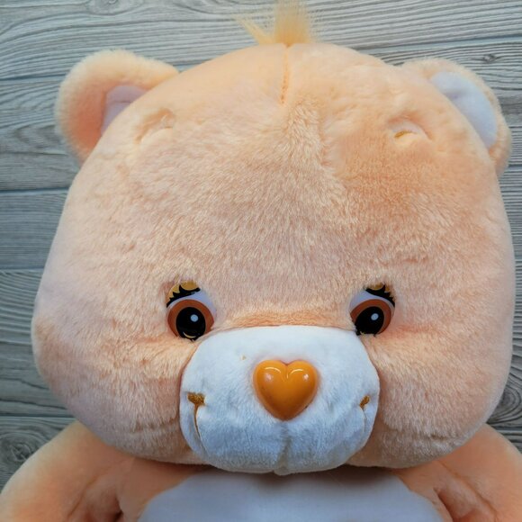 Care Bears Friendship Bear Plush Smiling Flowers Stuffed Animal Vtg 2002 26 in - Picture 9 of 10